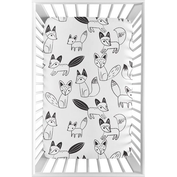Sweet Jojo Designs Fox Mini Fitted Crib Sheet & Reviews Wayfair